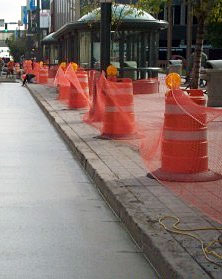 constructing curbs